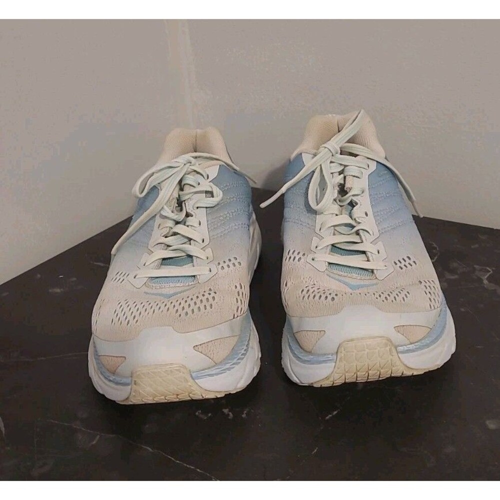 Hoka One One Clifton 6 Antigua Sand Wan Blue Women's Size 7.5